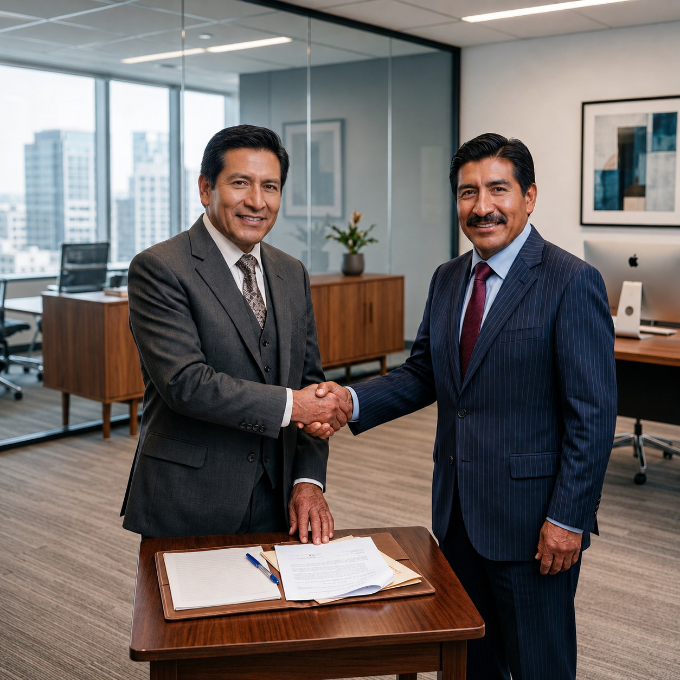 Firma de compra del departamento